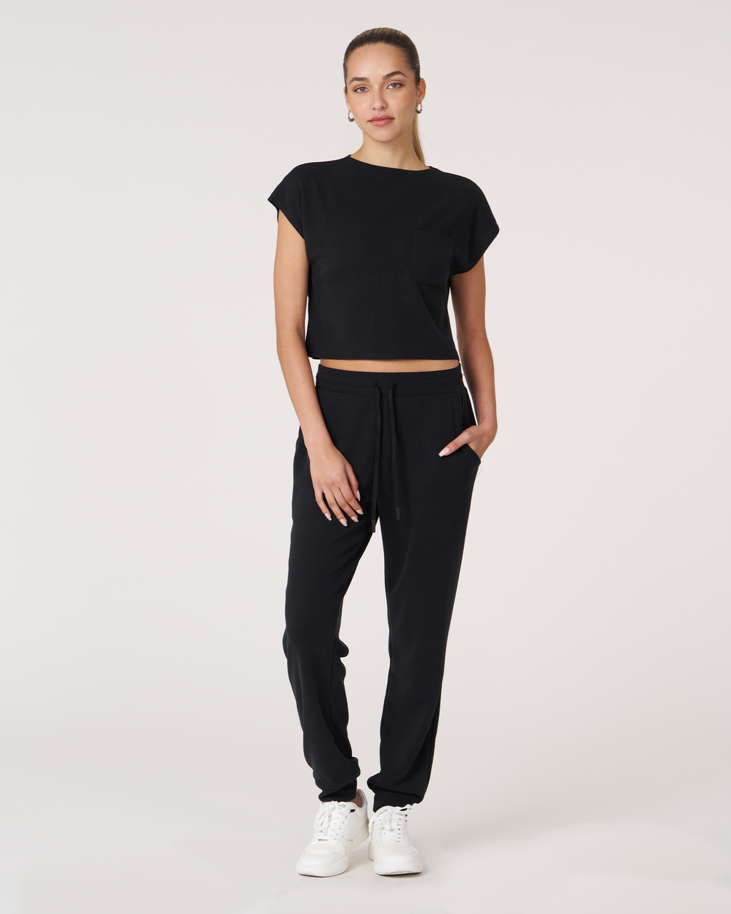 Retreat Pocket Waffle Tee