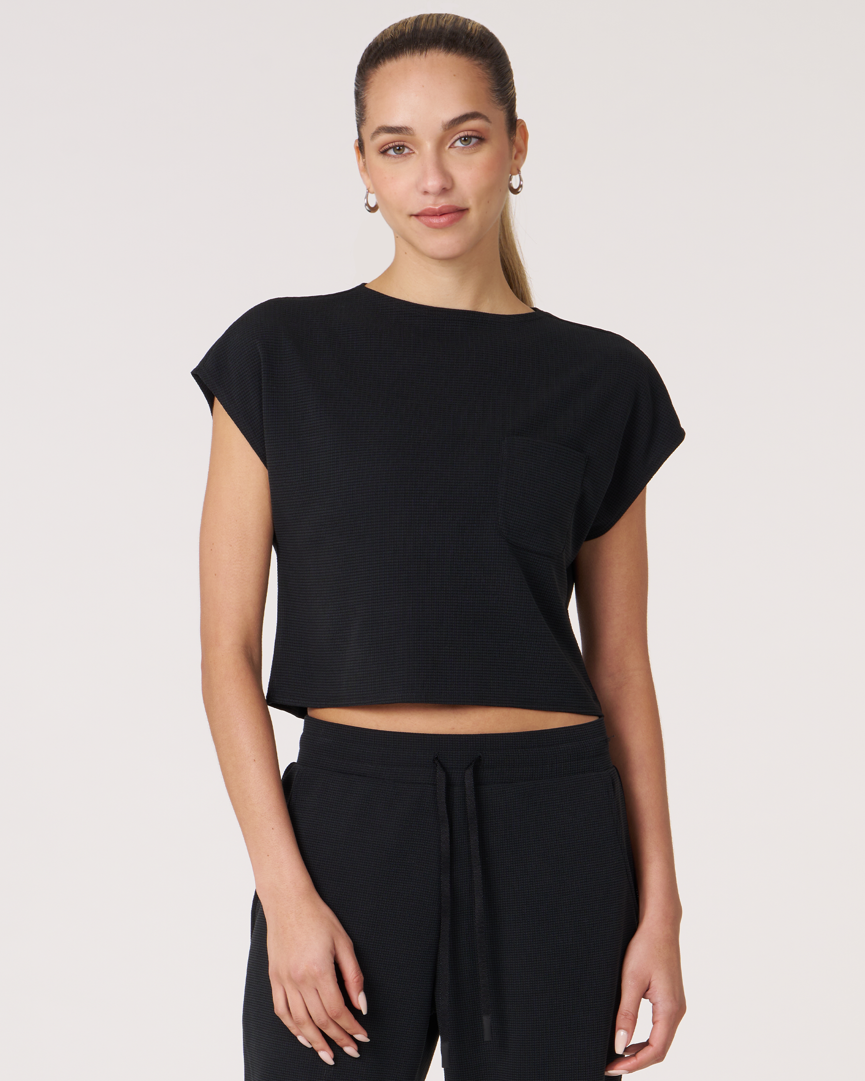 Retreat Pocket Waffle Tee